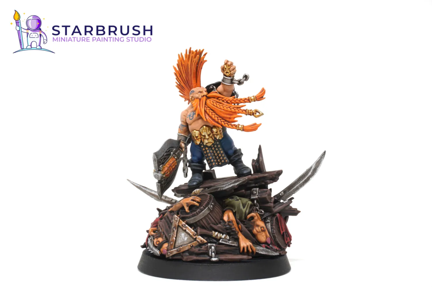 Comparativa de escala entre los Spirit of the Mountain, Gotrek y la Scinari Calligrave