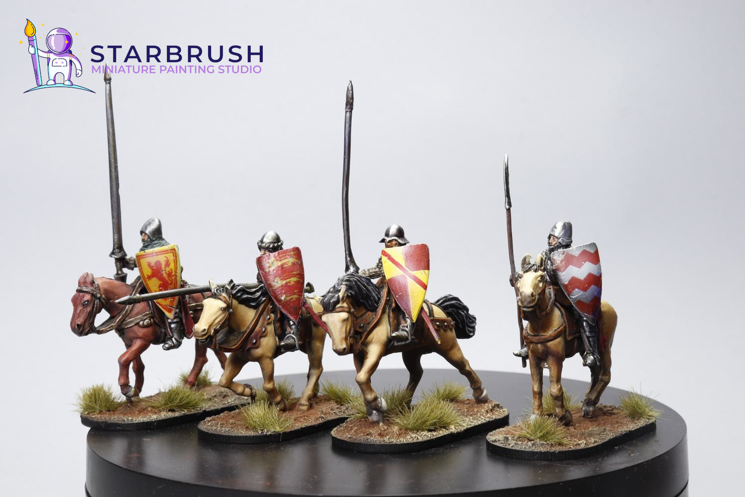 Miniaturas medievales siglos XII–XIV — arqueros