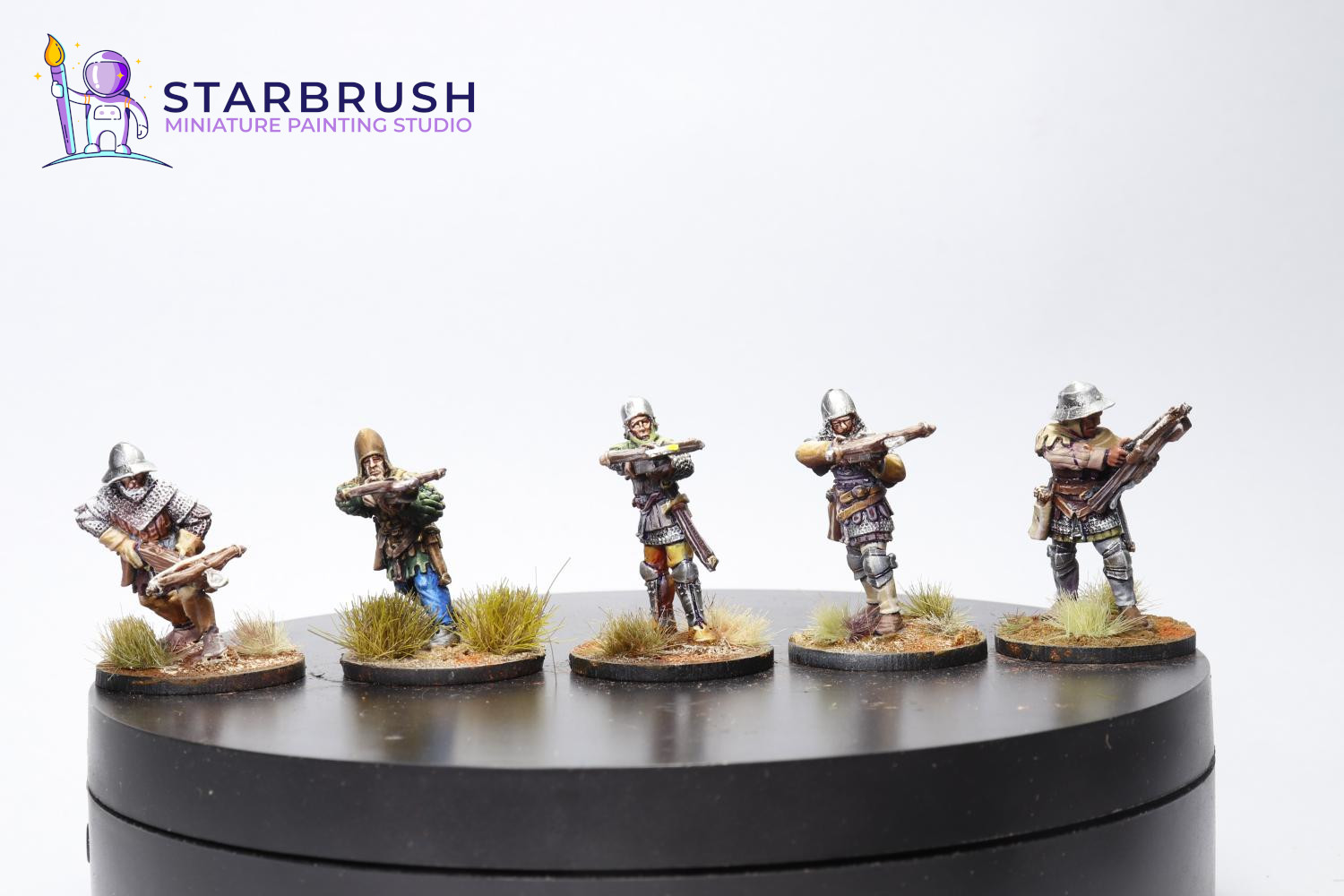 Miniaturas medievales siglos XII–XIV — arqueros