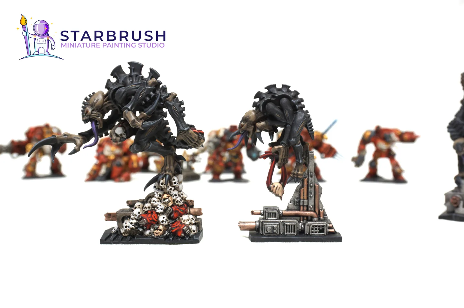 Detalle del Bibliotecario Exterminador de los Ángeles Sangrientos de Space Hulk pintado a Nivel 2