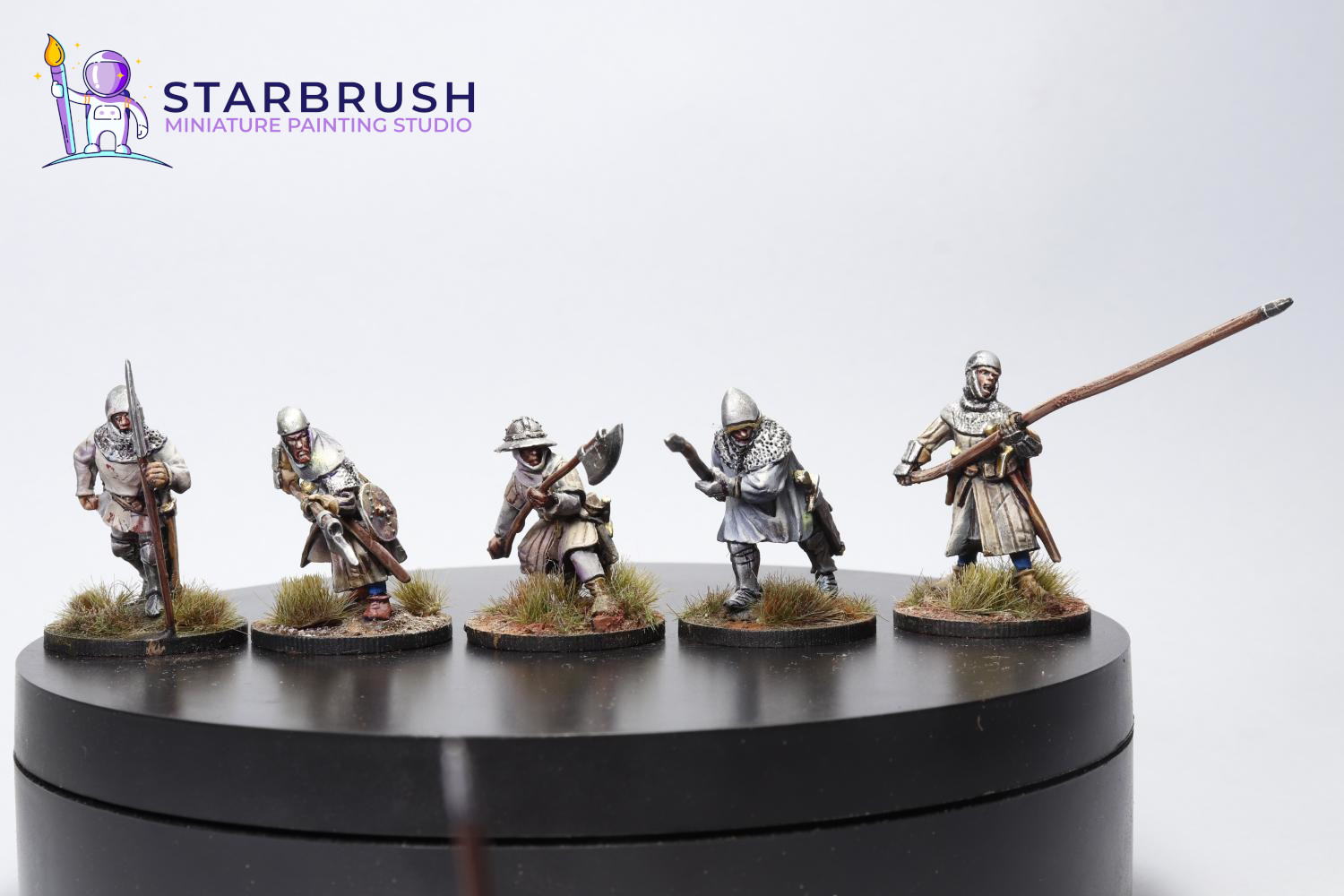 Miniaturas medievales siglos XII–XIV — caballería medieval