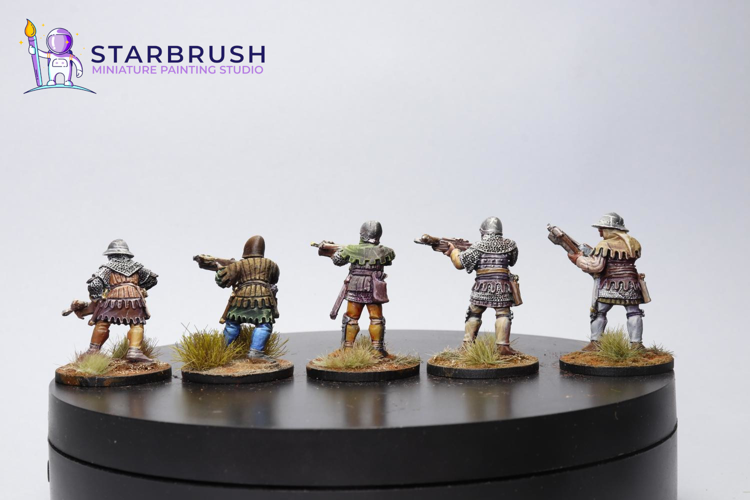 Miniaturas medievales siglos XII–XIV — ballesteros