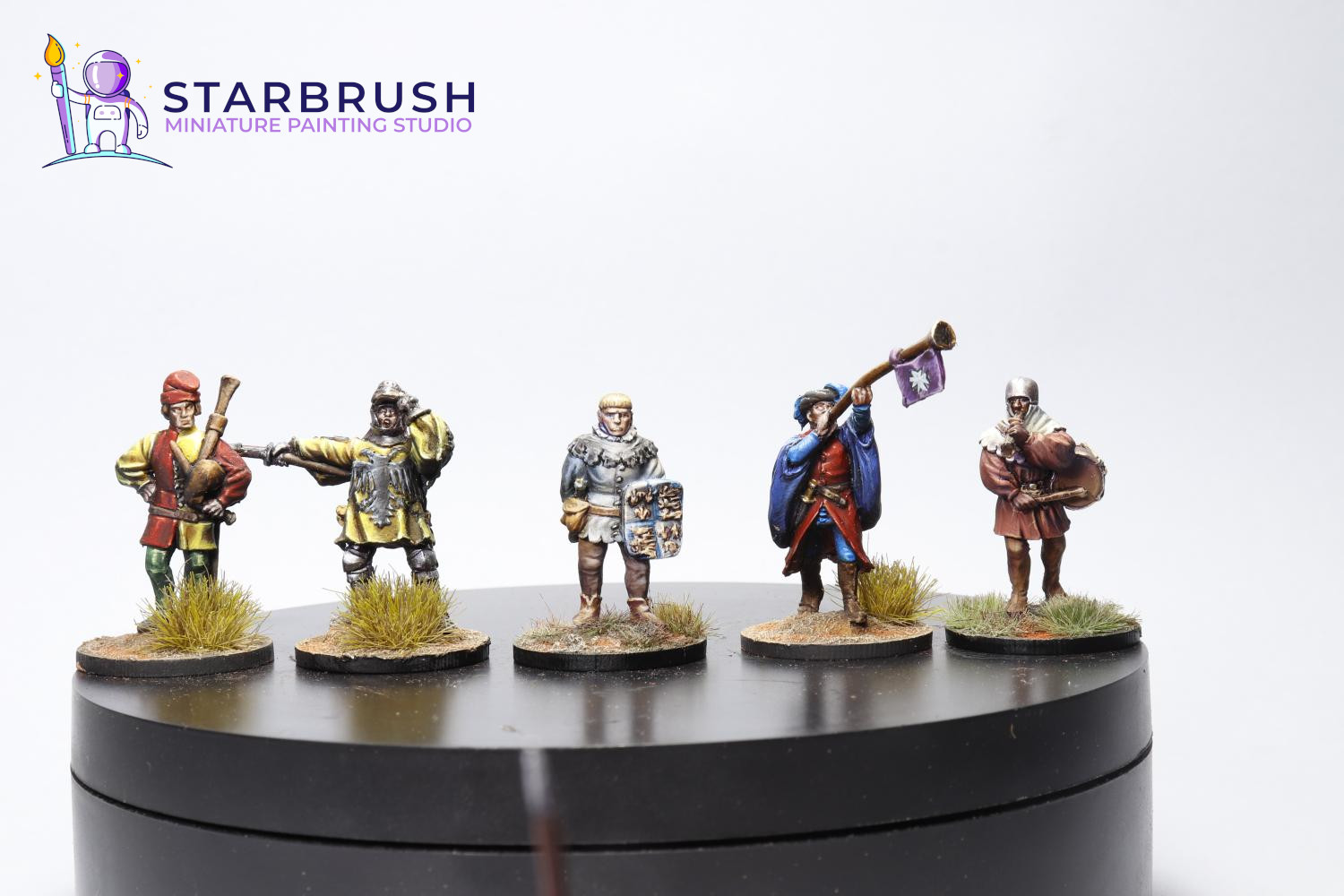 Miniaturas medievales siglos XII–XIV — detalle de mallas y cotas