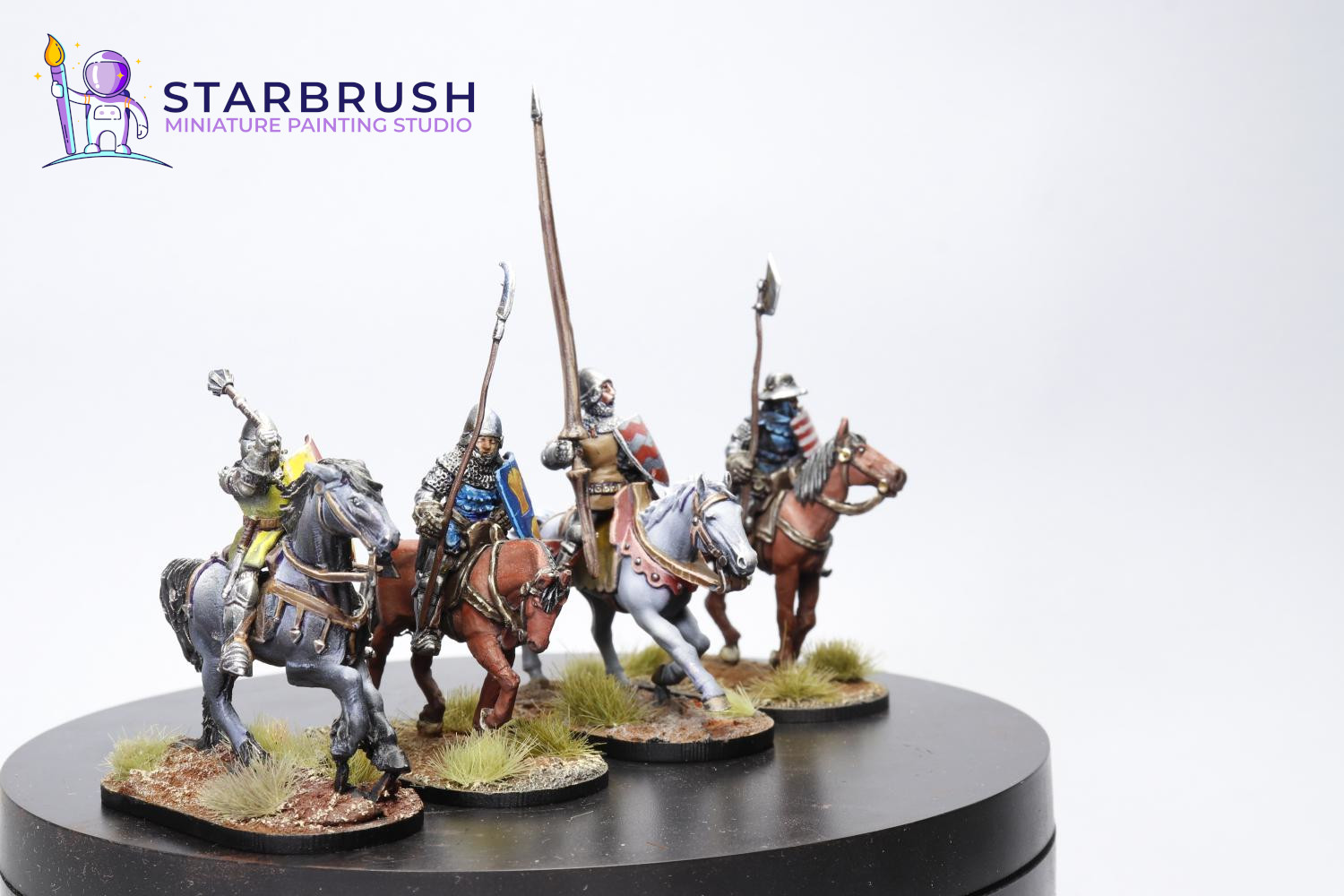 Miniaturas medievales siglos XII–XIV — detalle de mallas y cotas