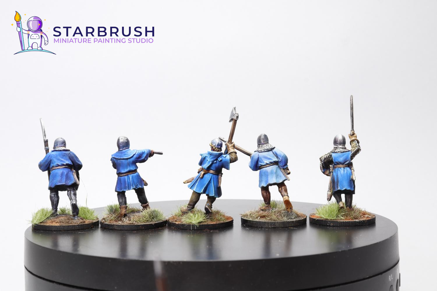 Miniaturas medievales siglos XII–XIV — arqueros