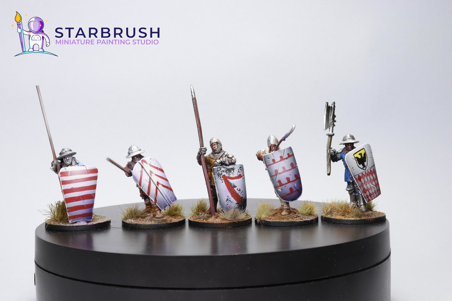 Miniaturas medievales siglos XII–XIV — arqueros