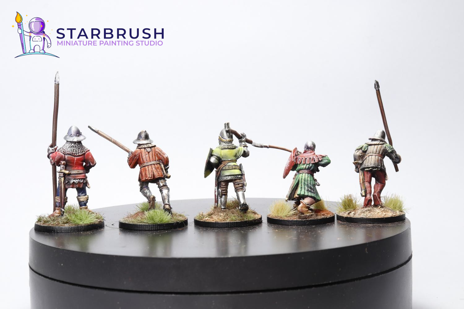 Miniaturas medievales siglos XII–XIV — caballería medieval
