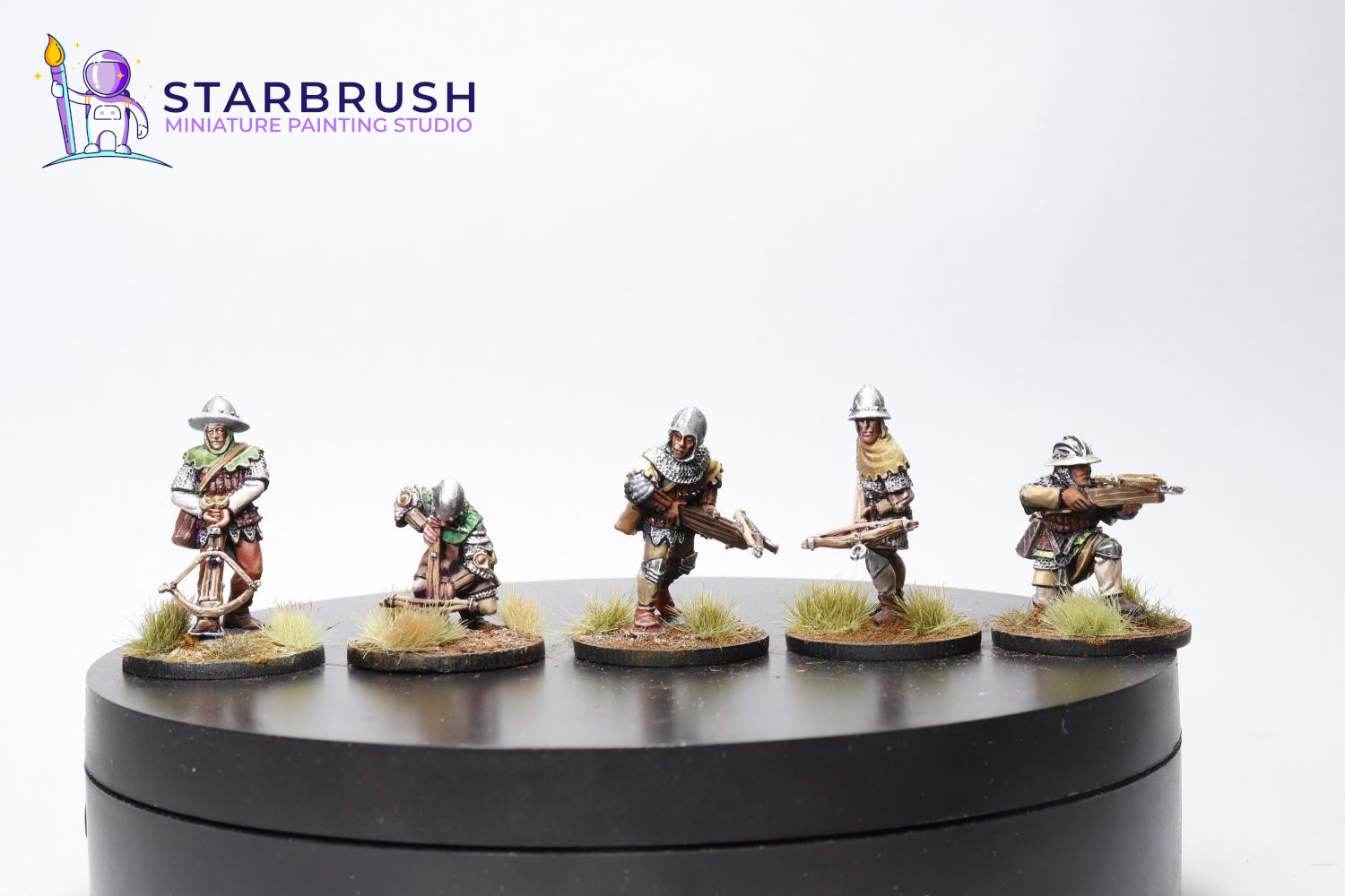 Miniaturas medievales siglos XII–XIV — detalle de mallas y cotas