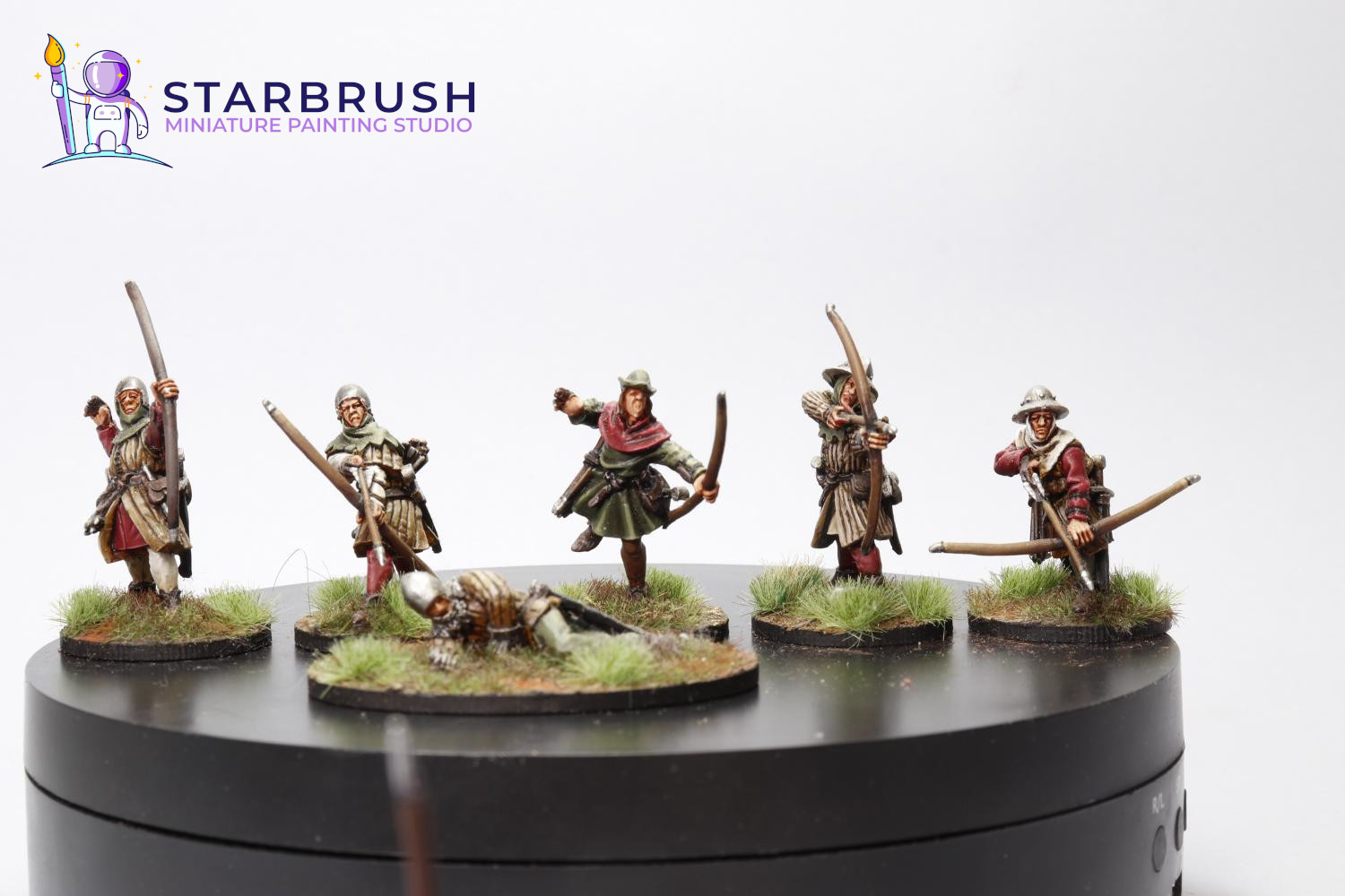 Miniaturas medievales siglos XII–XIV — formación de infantería