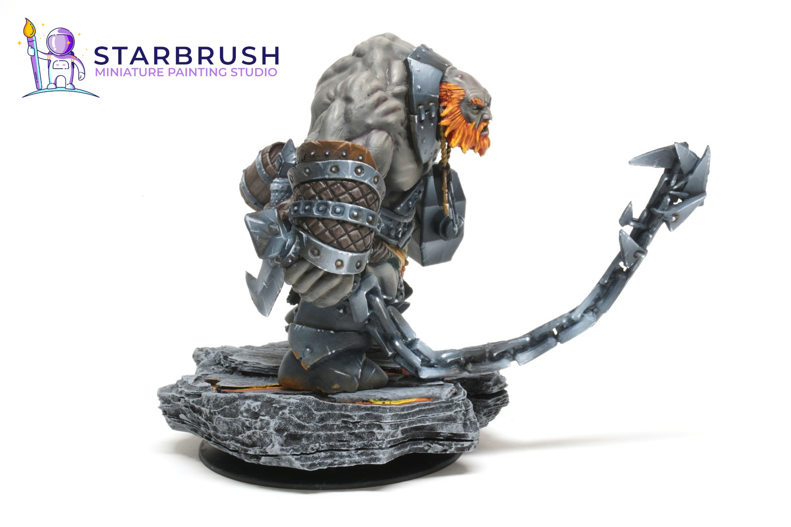 Bluferg Fire Giant Jailor of Reaper Miniatures 9