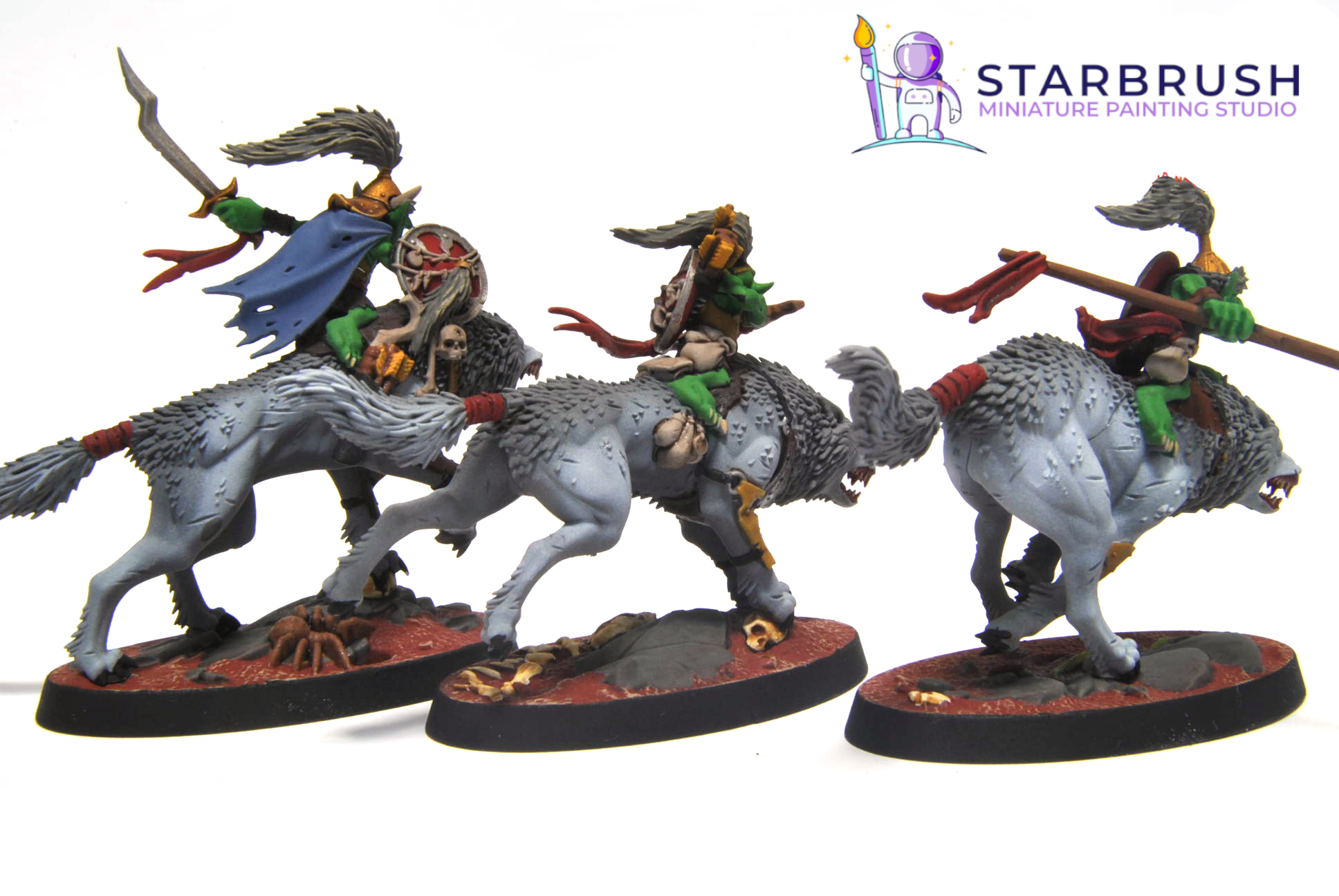 How to paint Rippa's snarlfangs. Warhammer Underworlds 5