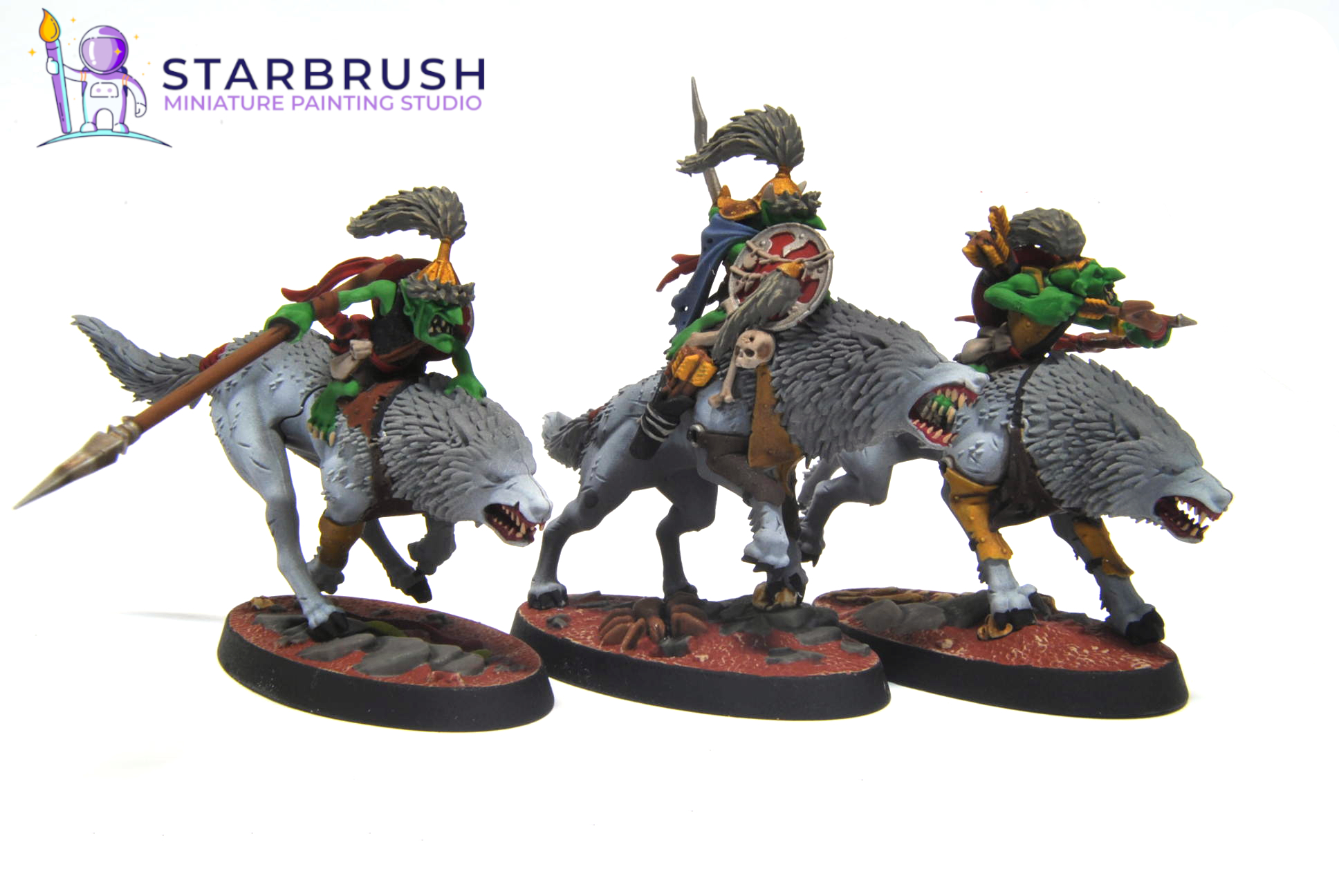 How to paint Rippa's snarlfangs. Warhammer Underworlds 1