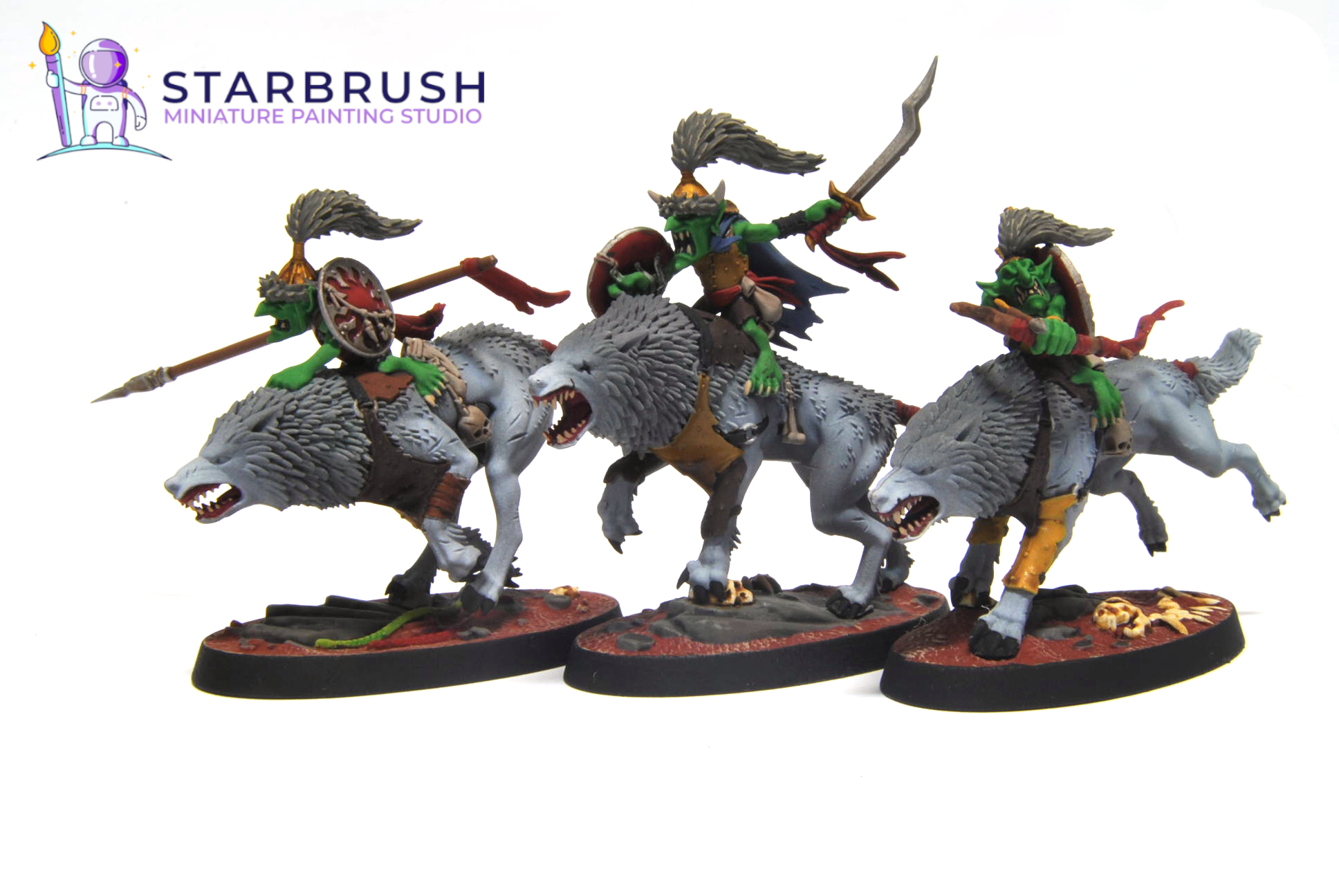 How to paint Rippa's snarlfangs. Warhammer Underworlds 4