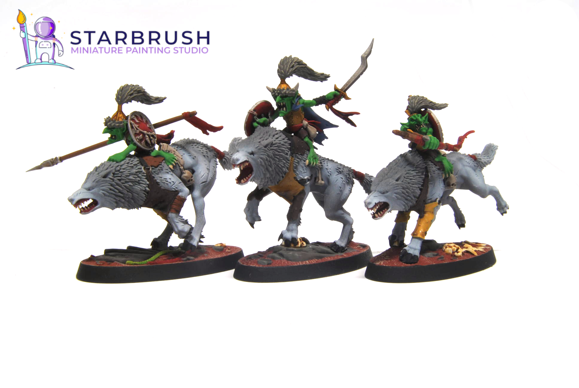 How to paint Rippa's snarlfangs. Warhammer Underworlds 3