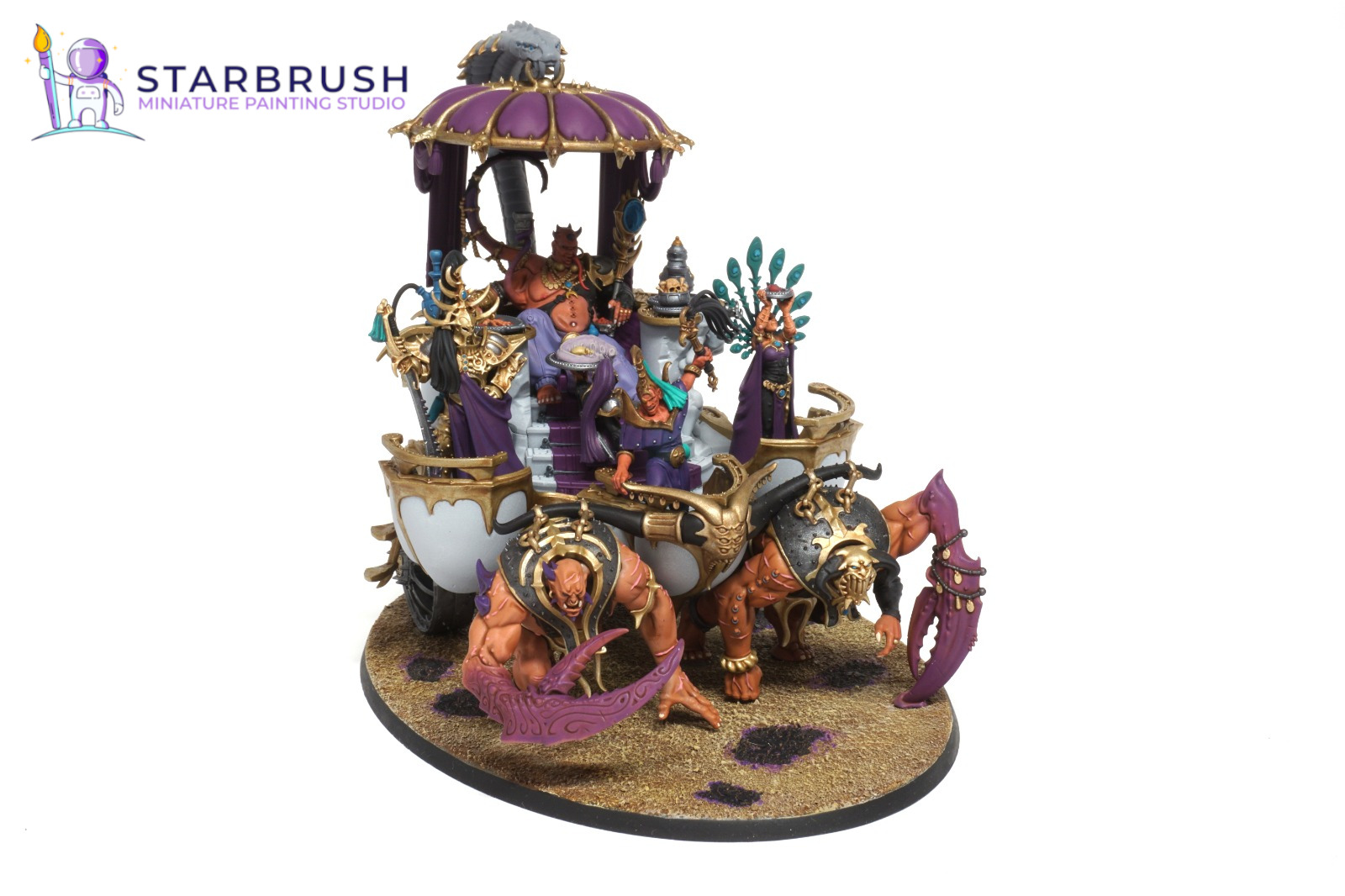 Hedonites of Slaanesh with Sigvald and Glotus. Level 1 2