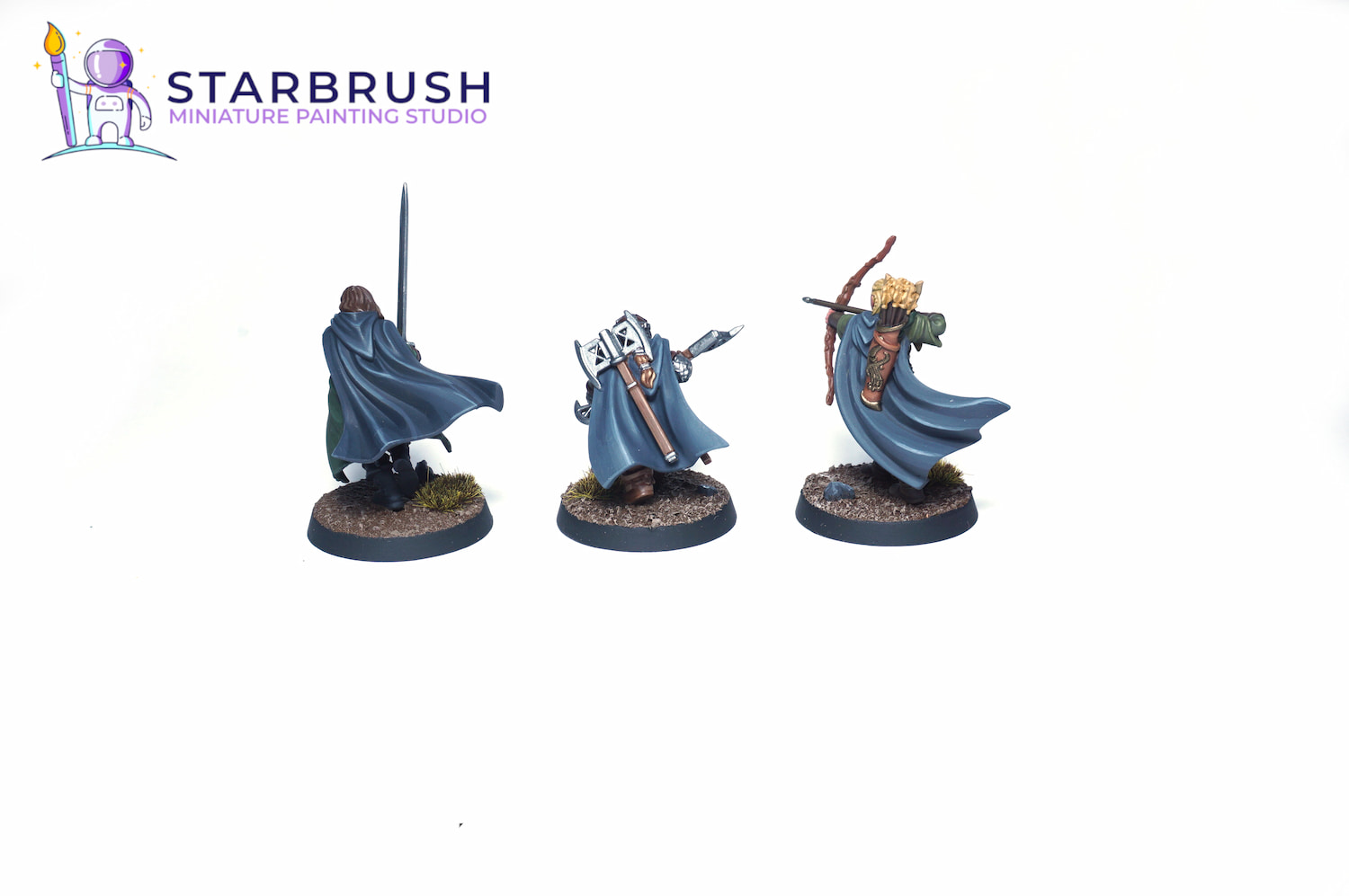 Three Hunters: Legolas, Aragorn & Gimli. Level 2 8