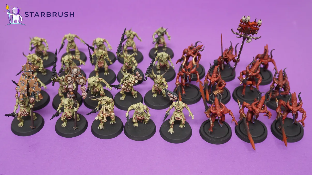 chaos daemons basic painting