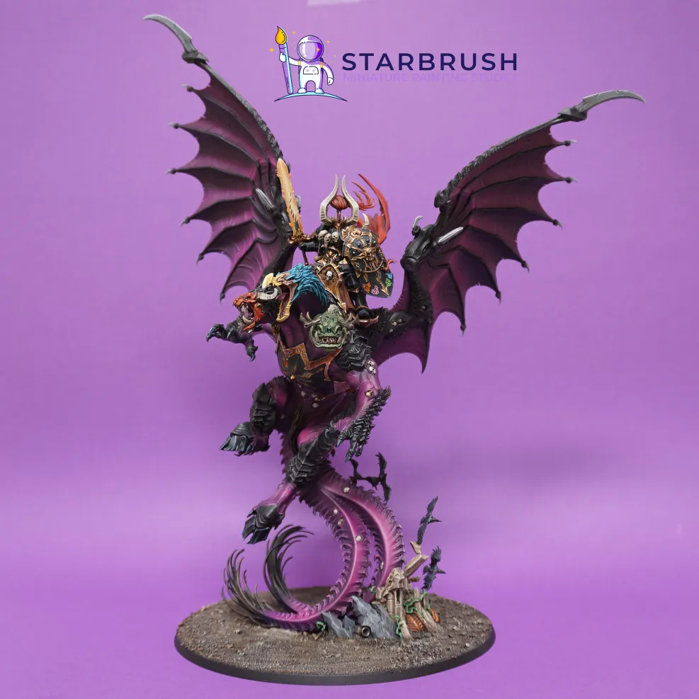 Enjambre Skaven pintado en nivel vistoso