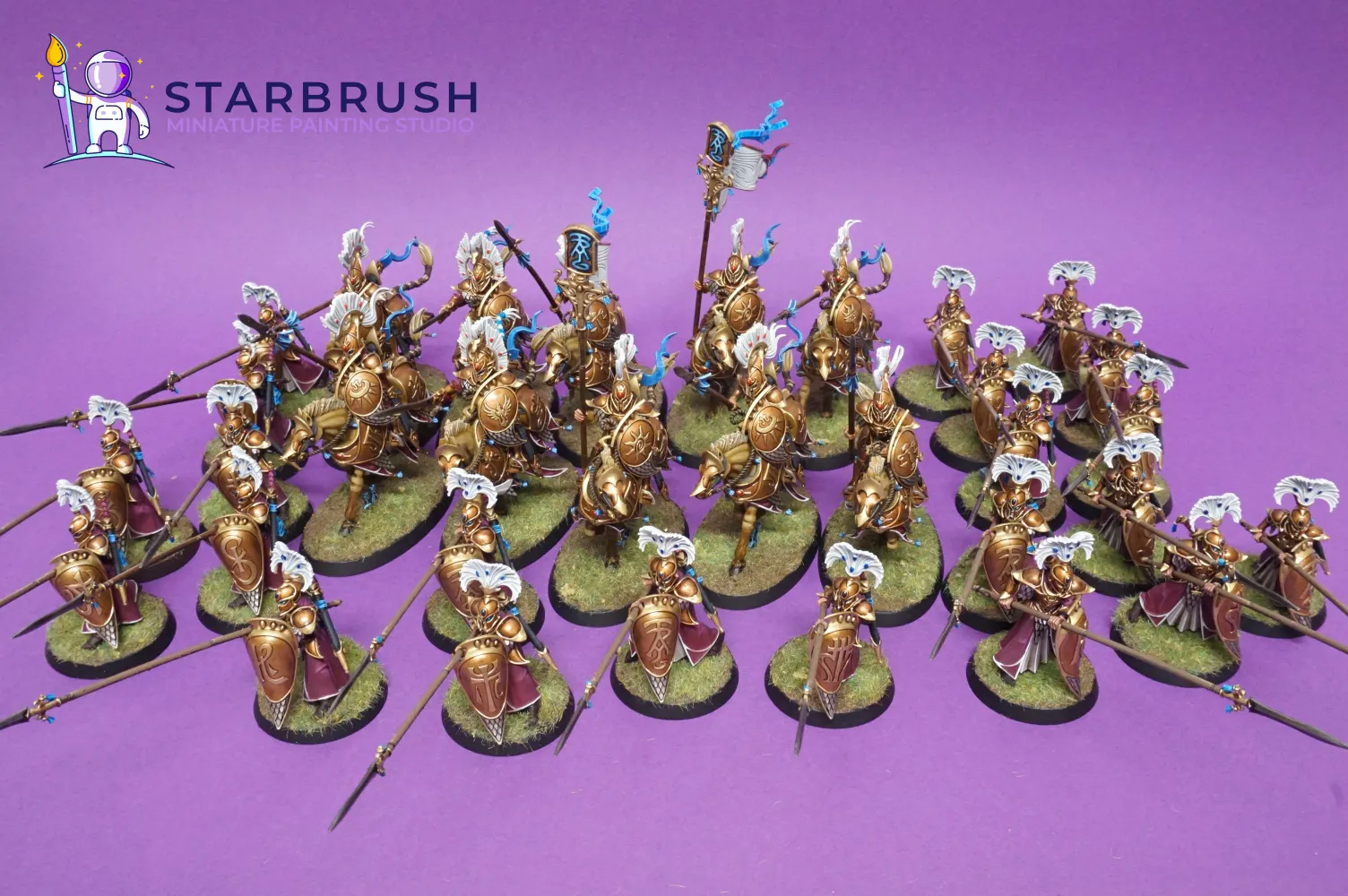 purple lumineth army