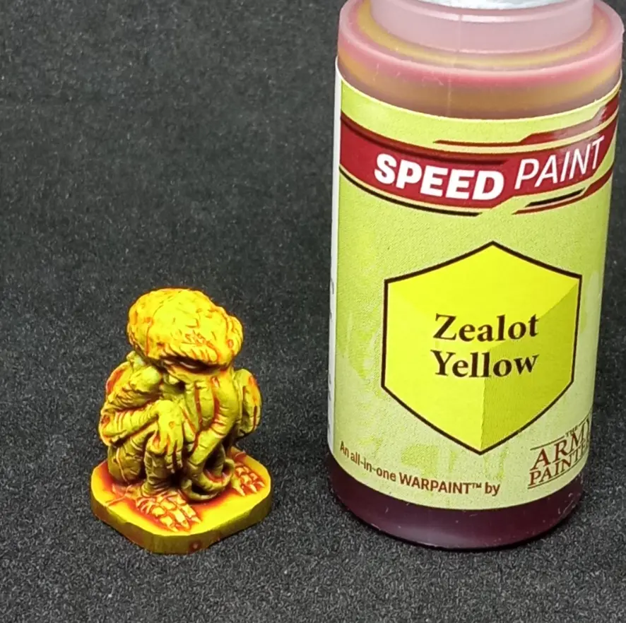 zealot yellow speedpaint army painter testing