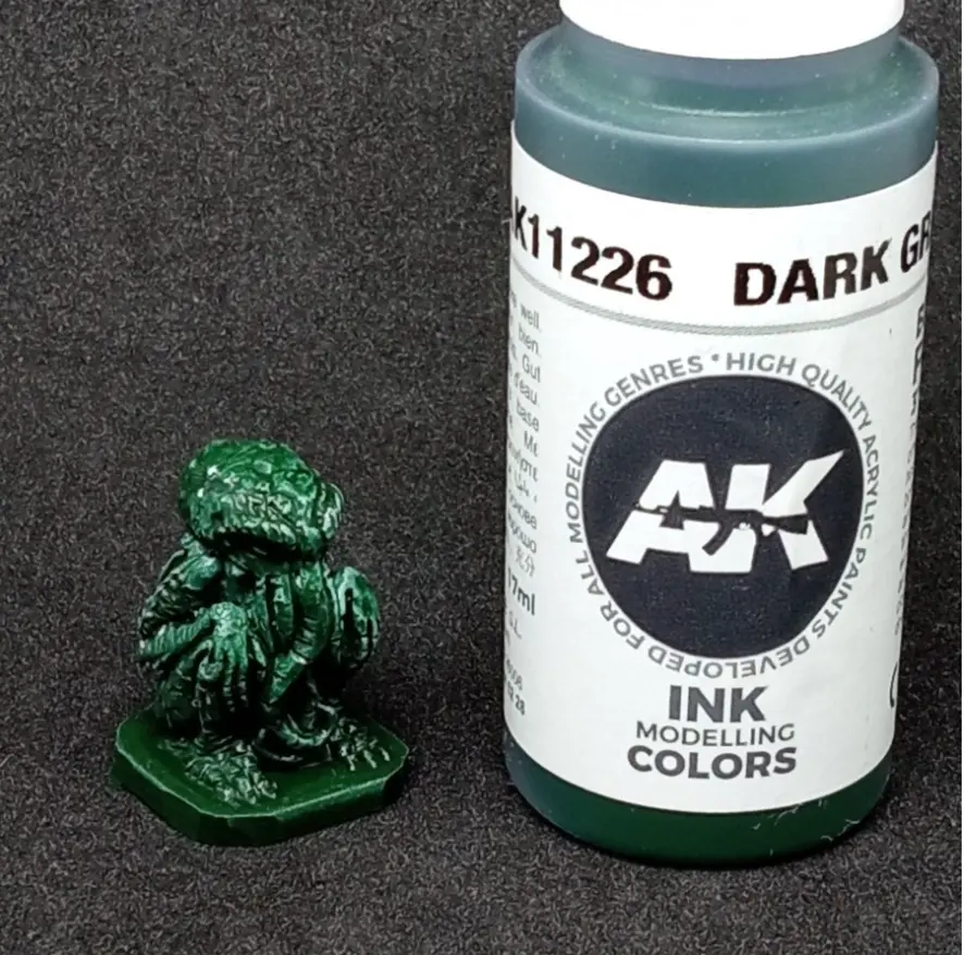 Dark Green Ink AK1226 test