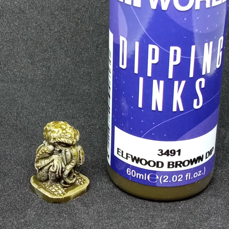 3491 Elfwood Brown DIP Green Stuff testing