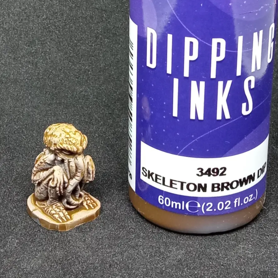 3492 Skeleton Brown DIP Green Stuff testing