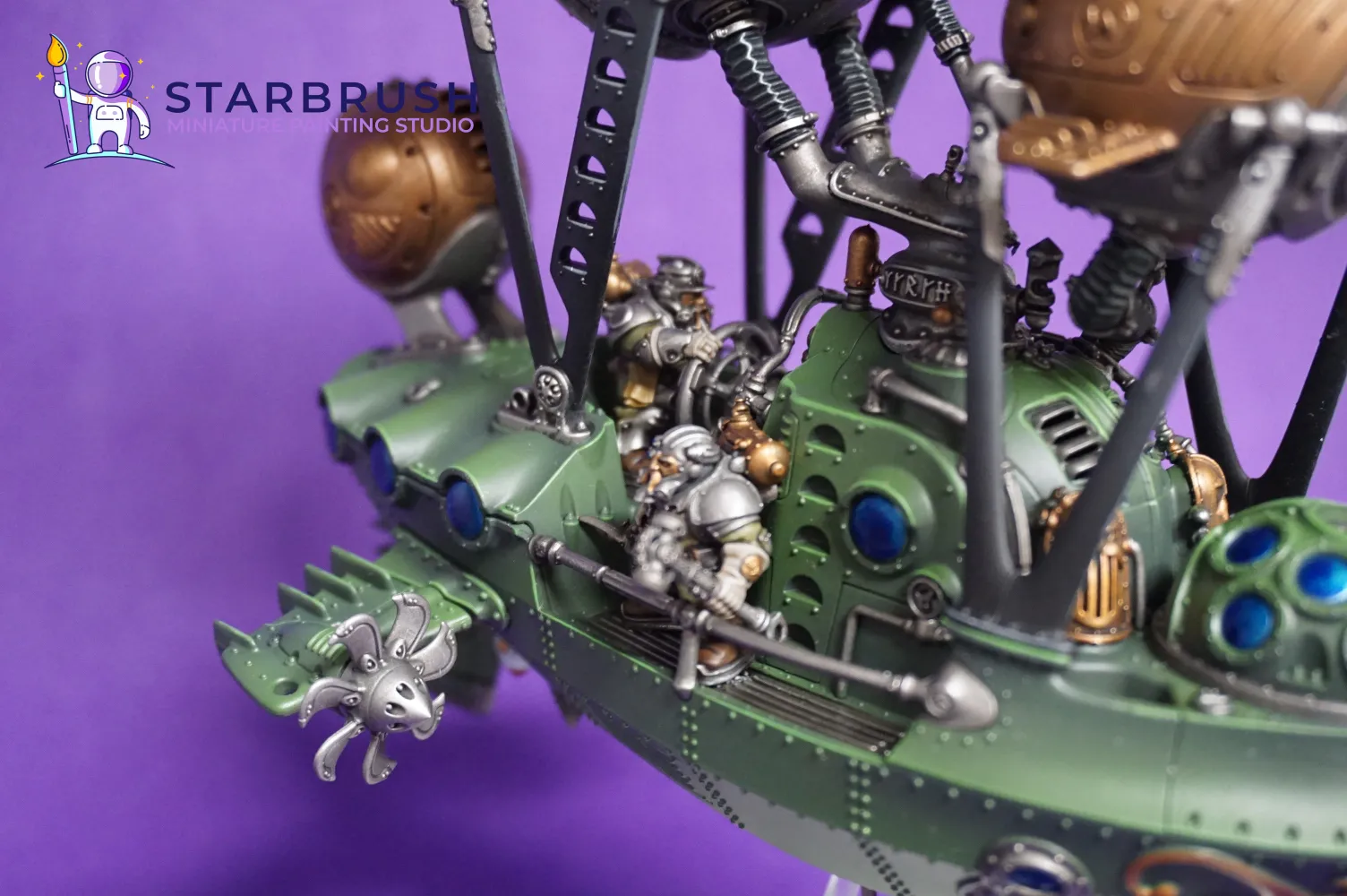Kharadron. Arkanaut Frigate and Ironclad. Levels 2 & 3 4