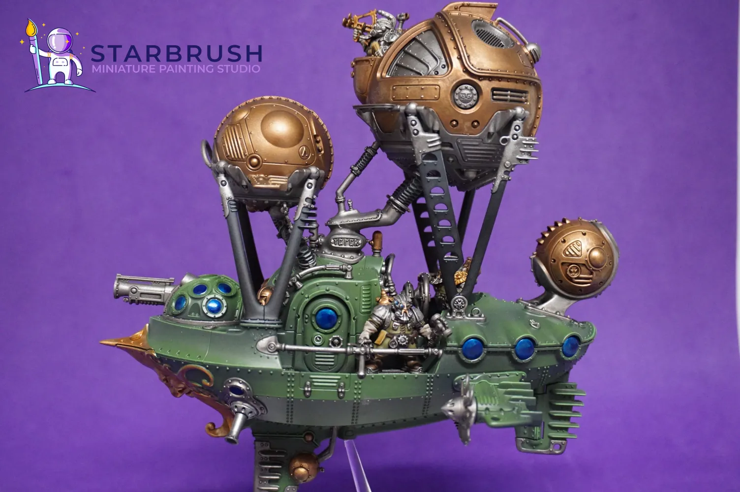 Kharadron. Arkanaut Frigate and Ironclad. Levels 2 & 3 3