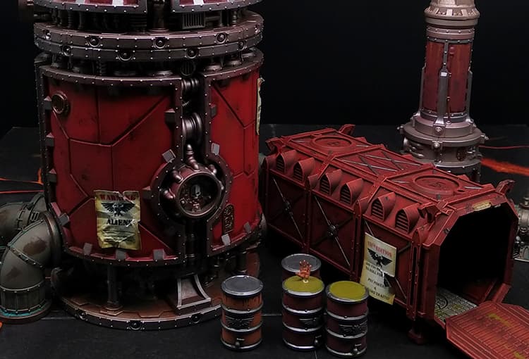 Wargame diorama