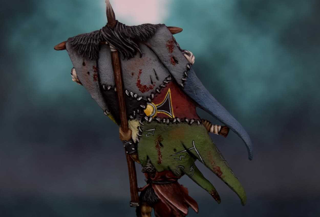 Banner painted with freehand