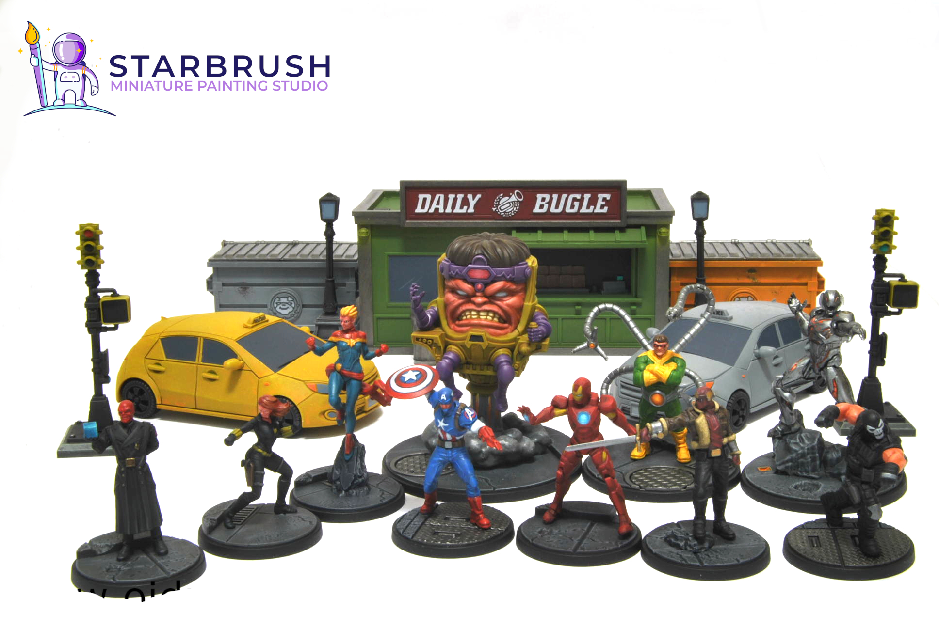 Miniaturas de Marvel Crisis Protocol