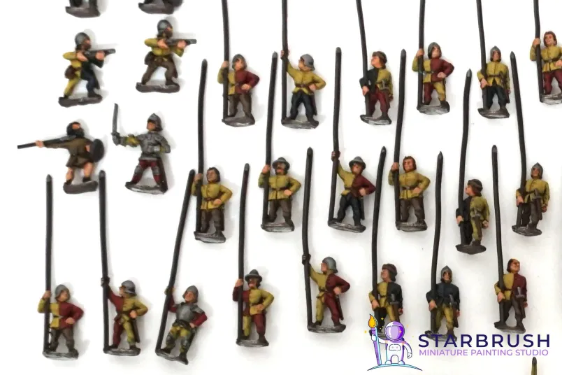 Miniaturas Medievales de 15mm. Nivel 1
