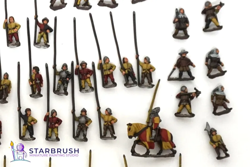 Miniaturas Medievales de 15mm. Nivel 1