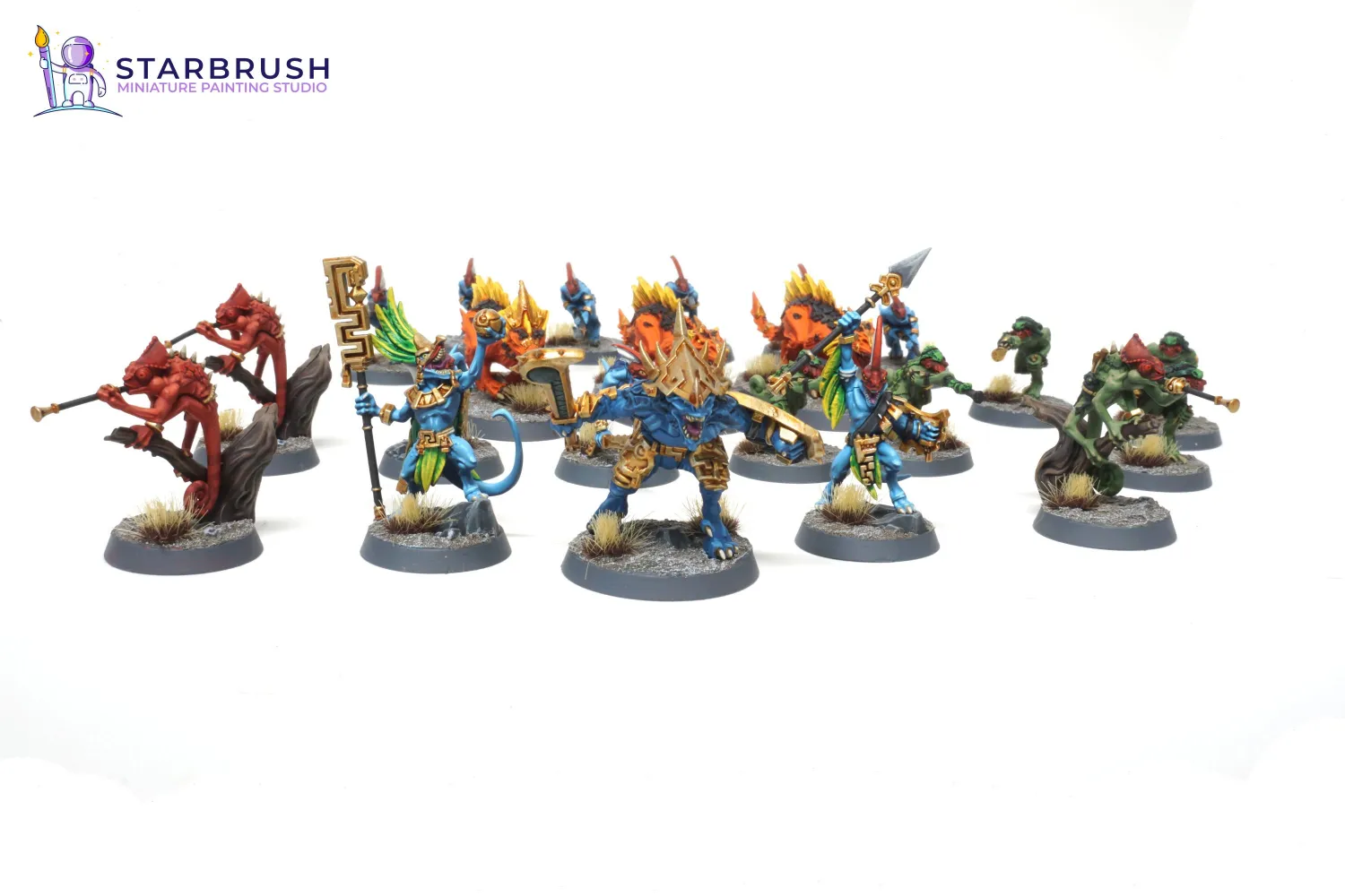 Miniaturas Seraphon. Nivel 1