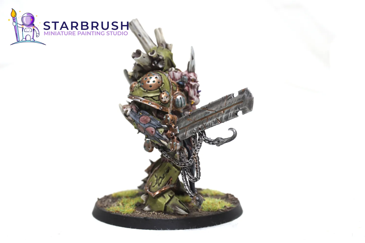 Blightlord Terminators y Príncipe Demonio de Nurgle. Nivel 3