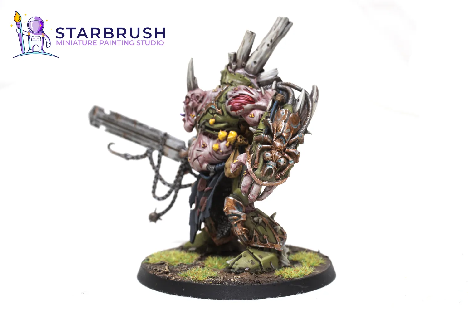 Blightlord Terminators y Príncipe Demonio de Nurgle. Nivel 3