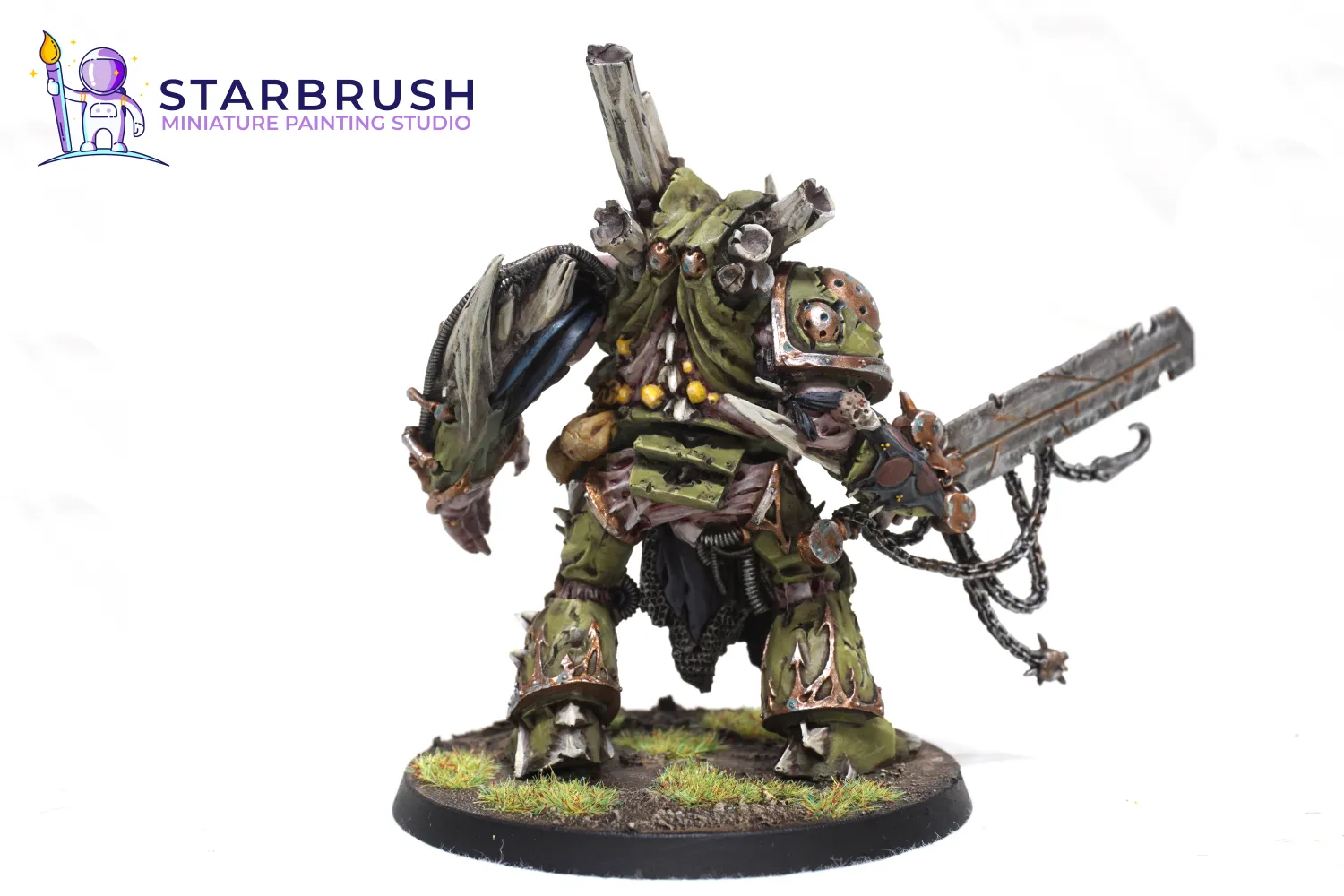 Blightlord Terminators y Príncipe Demonio de Nurgle. Nivel 3