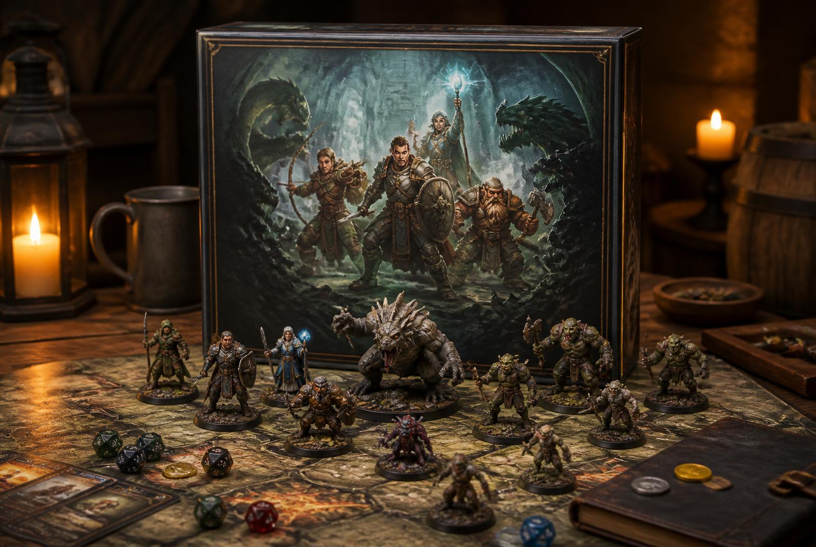 Miniaturas de Gloomhaven pintadas por Starbrush Studio
