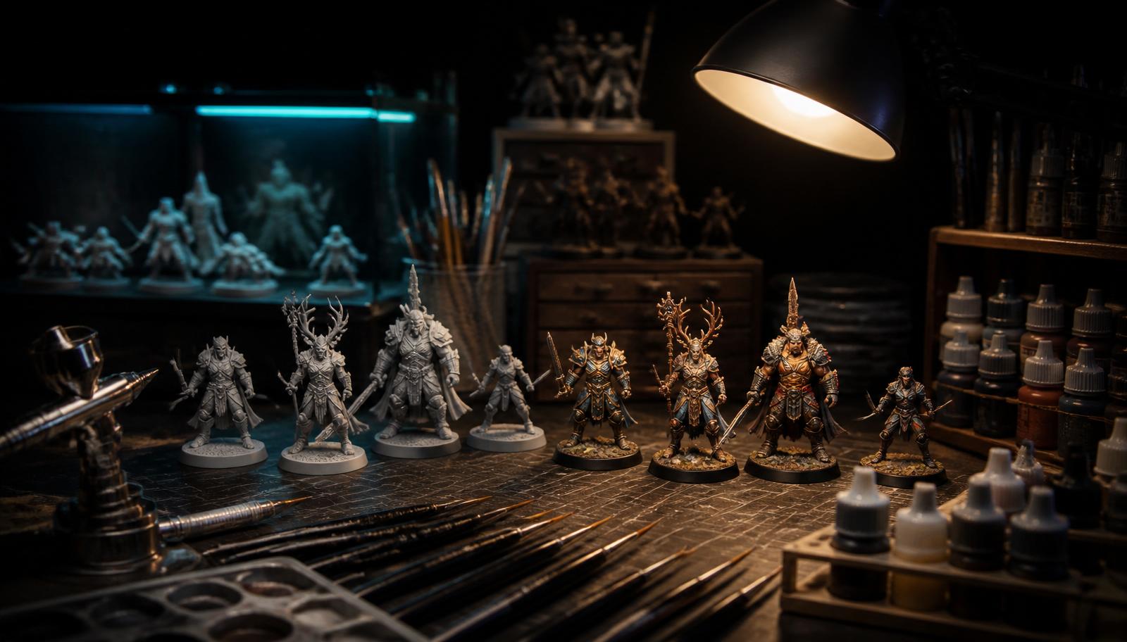 Prototipos pintados nivel Box-Art para Kickstarter