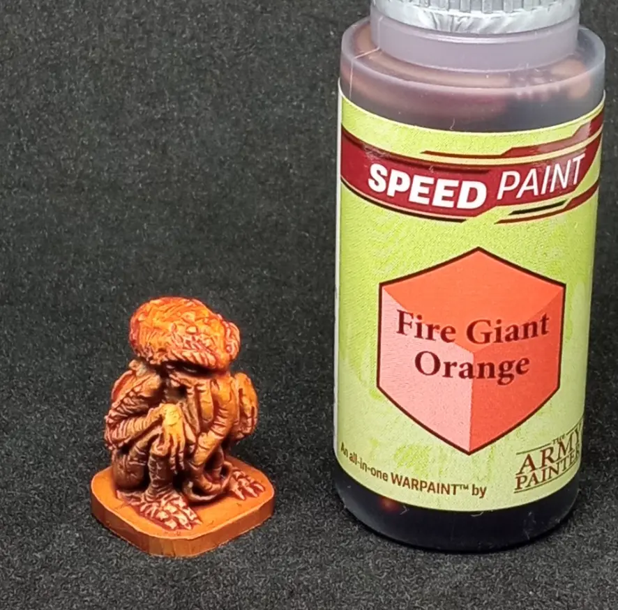 Fire Giant Orange SpeedPaint testing