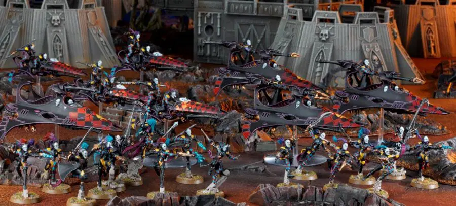 play aganits harlequins 40k